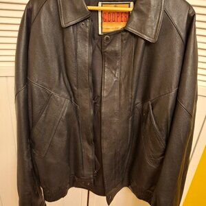 MENS VINTAGE Cooper Genuine Motorcycle Leather Men's XL Jacket